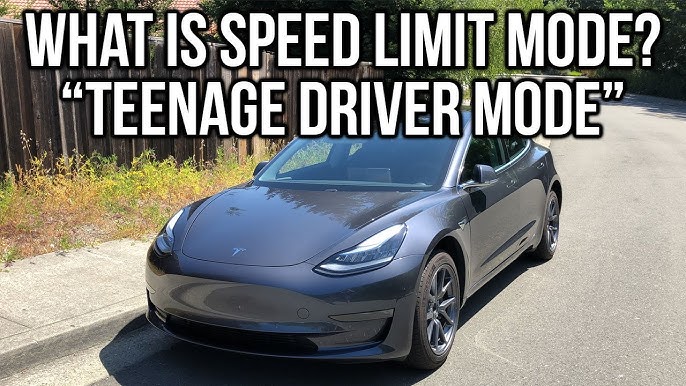 How does the Tesla speed limit mode work? 