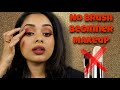 NO BRUSHES NEEDED | BEGINNER NO BRUSH EYE MAKEUP | NO BRUSH MAKEUP CHALLENGE | DO YOU NEED BRUSHES ?