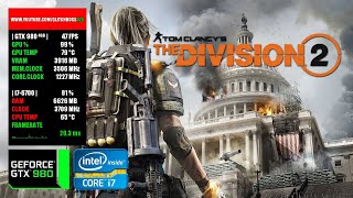 Tom Clancy's The Division 2 | GTX 980 4GB + i7-6700 + 16GB RAM