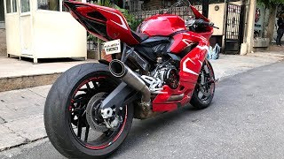 Carbon Ducati 959 Panigale w/ SC Project S1 Exhaust