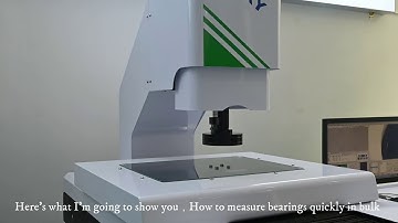 High end image measuring instrument measuring bearings rapidly in batch