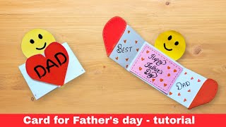 SURPRISE 🥰 Card For Father&#39;s Day • father&#39;s day gift making at home • How to make fathers day gift
