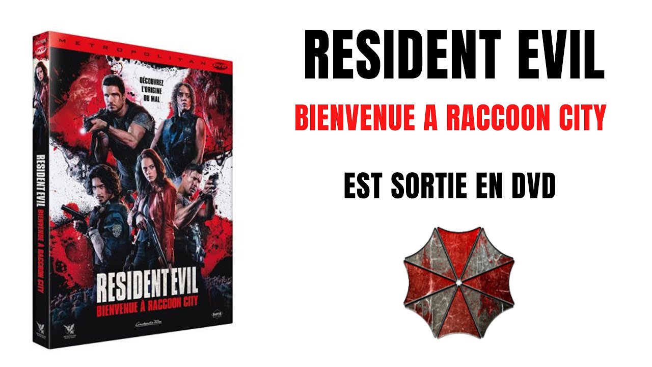 Le film résident evil : bienvenue à raccoon city est sorti en DVD - YouTube