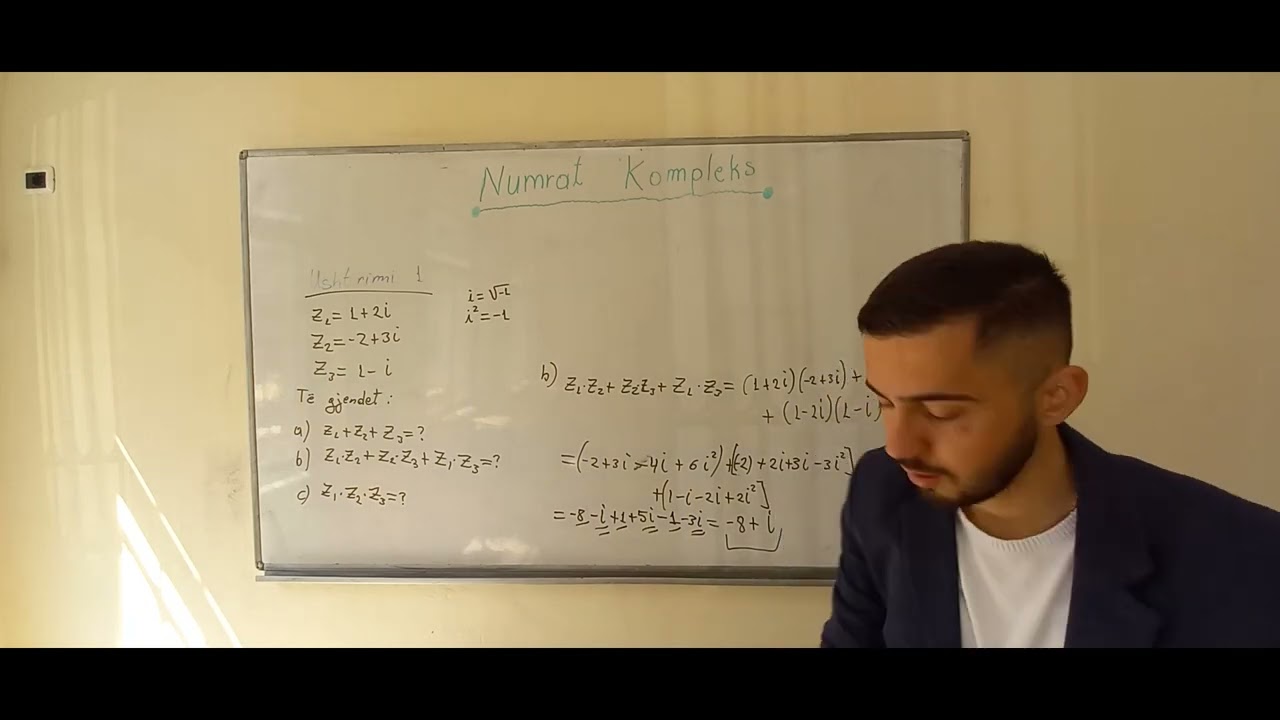 Algjeber - Tema 5: Numrat Kompleks(Pjesa e pare).