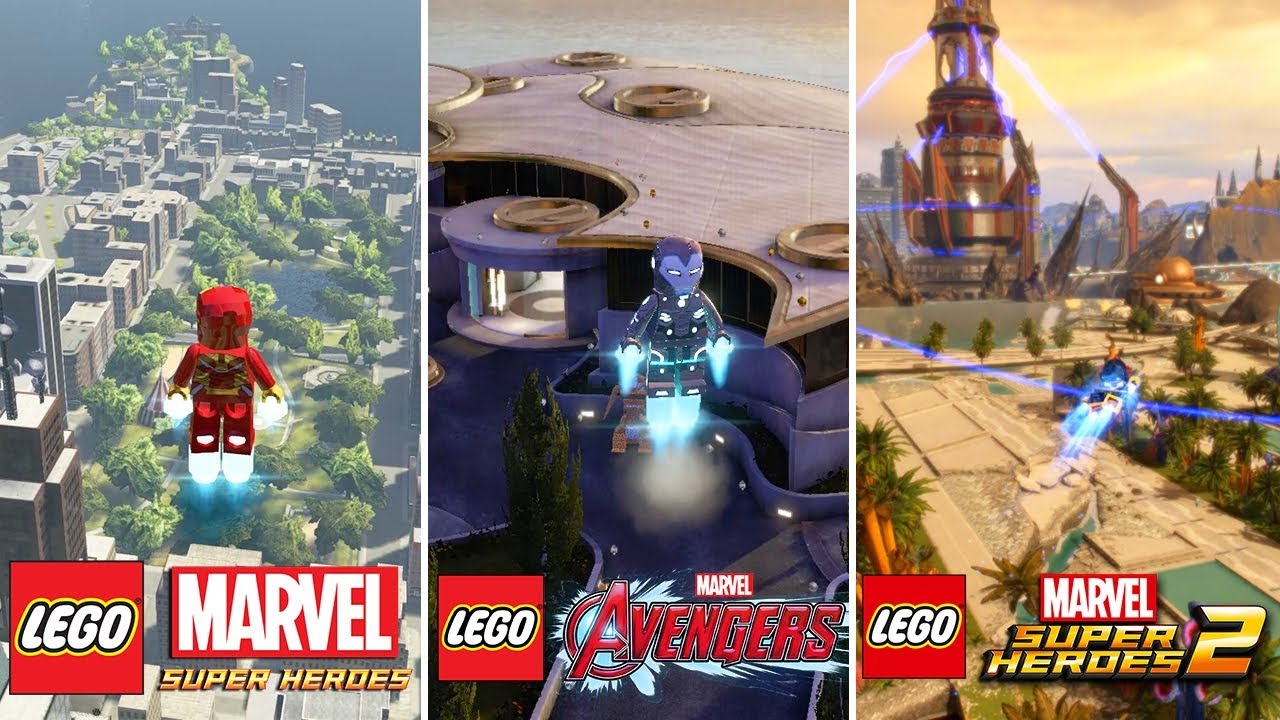 lego avengers 2  Update New  Open World Evolution in LEGO Marvel Videogames (2013 - 2017)