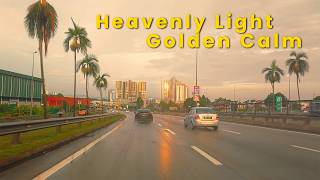 Ultimate Relaxing Scenic Drive After Rain 🌈 Golden Hour to Sunset screenshot 3