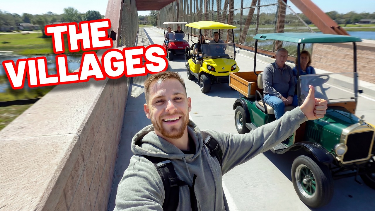Hitchhiking Through America's Largest 55+ Community (Golf Carts Only!)