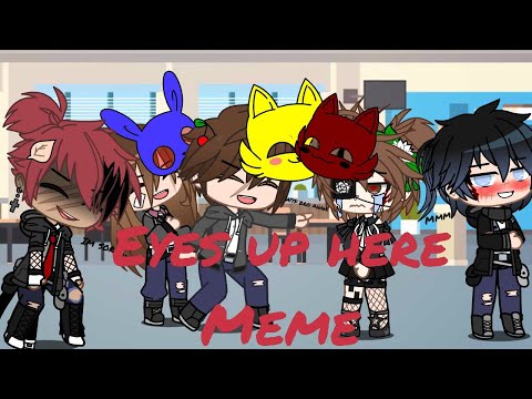 Eyes up here meme~😏❤//past afton family//past michael x past noah(ennard)//jealous noah❤💜❤💜
