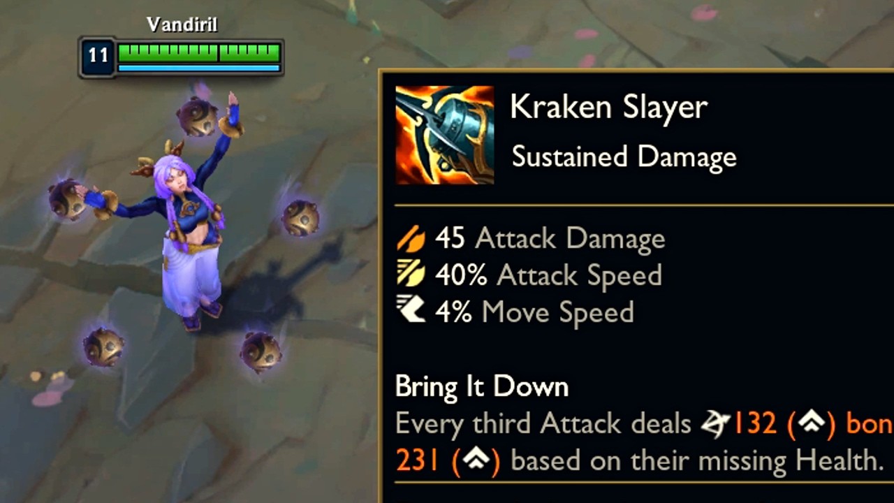 Yunara with Kraken Slayer is REALLY BROKEN