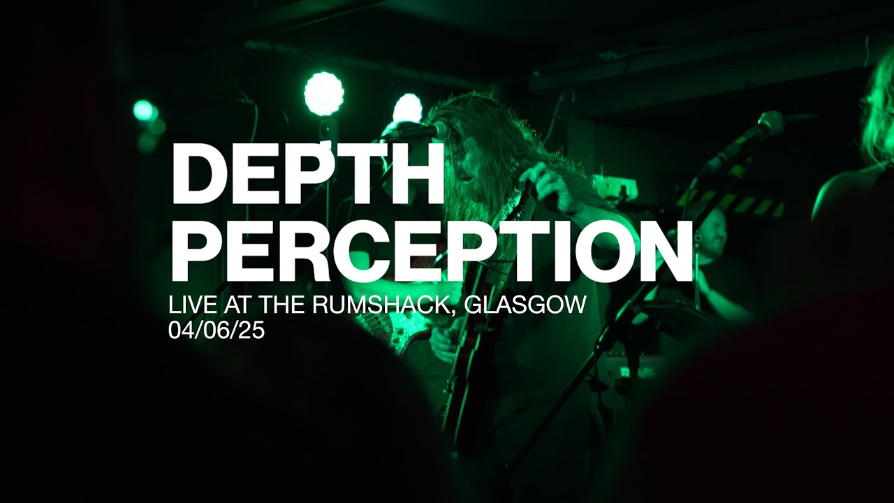 Ver "Depth Perception" Live at the Rum Shack, Glasgow no YouTube Ver "Depth Perception" Live at the Rum Shack, Glasgow no YouTube