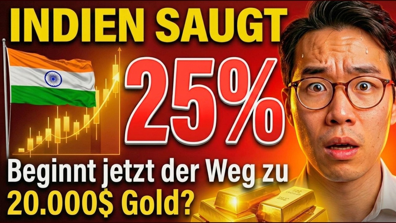INDIEN SAUGT 25% DER WELTPRODUKTION AUF – Steht Gold jetzt vor dem Ausbruch?