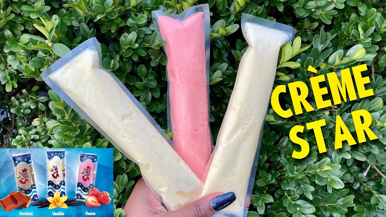 CRÈME GLACÉE STAR À LA VANILLE ET FRAISE