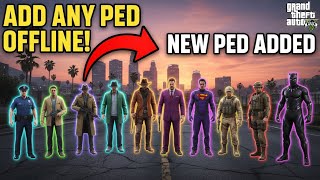 How To Add Any PED in GTA 5 Offline Story Mode | GTA 5 Mods 2025 How To Add Any PED in GTA 5 Offline Story Mode | GTA 5 Mods 2025