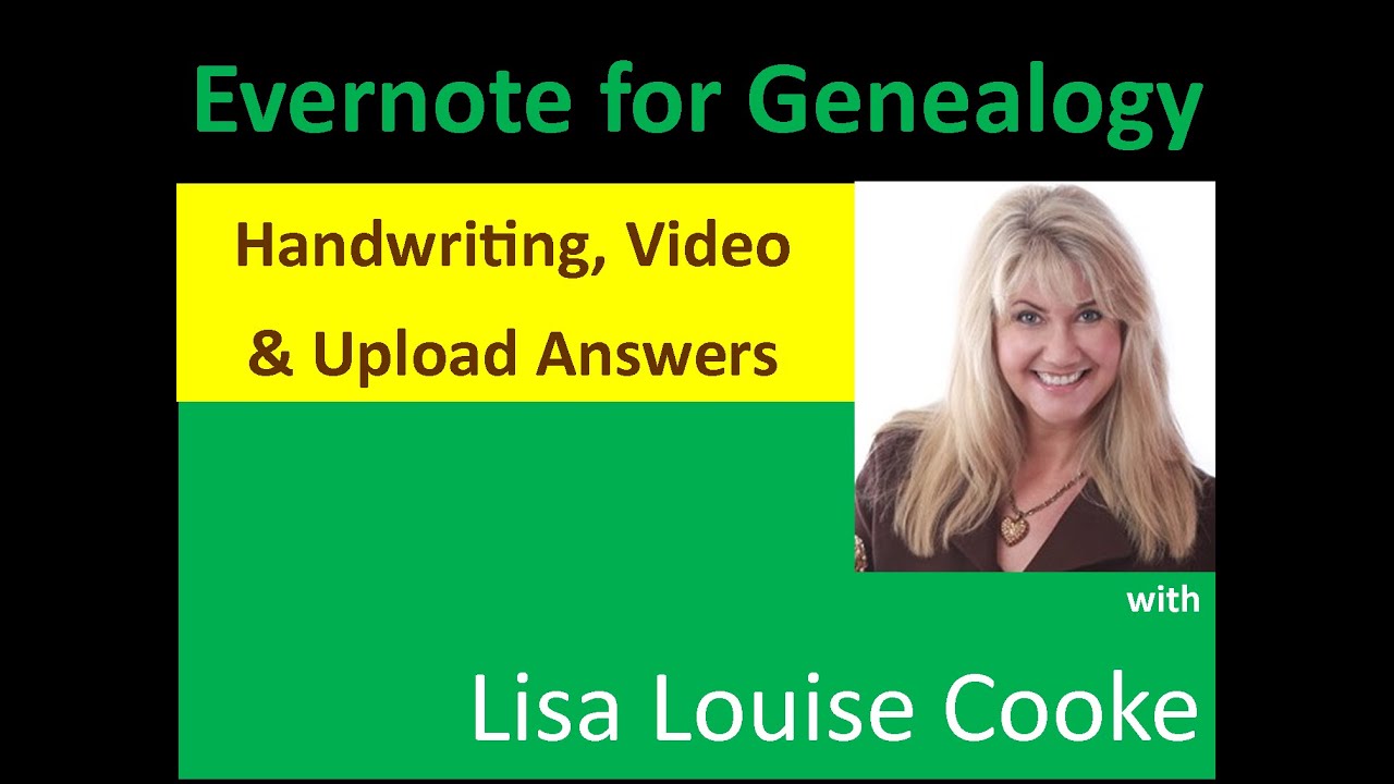 How to Use Evernote for Genealogy and Family History Handwriting, OCR