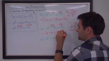 MPM2D - 07 - Factoring Simple Trinomials