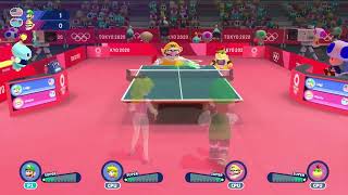 M & S At The Tokyo 2020 Olympic Games - Table Tennis Doubles Team Luigiwaltzing Brawlers