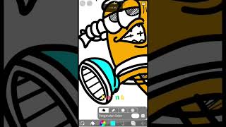 proses pembuatan vector " CRIME " #shorts