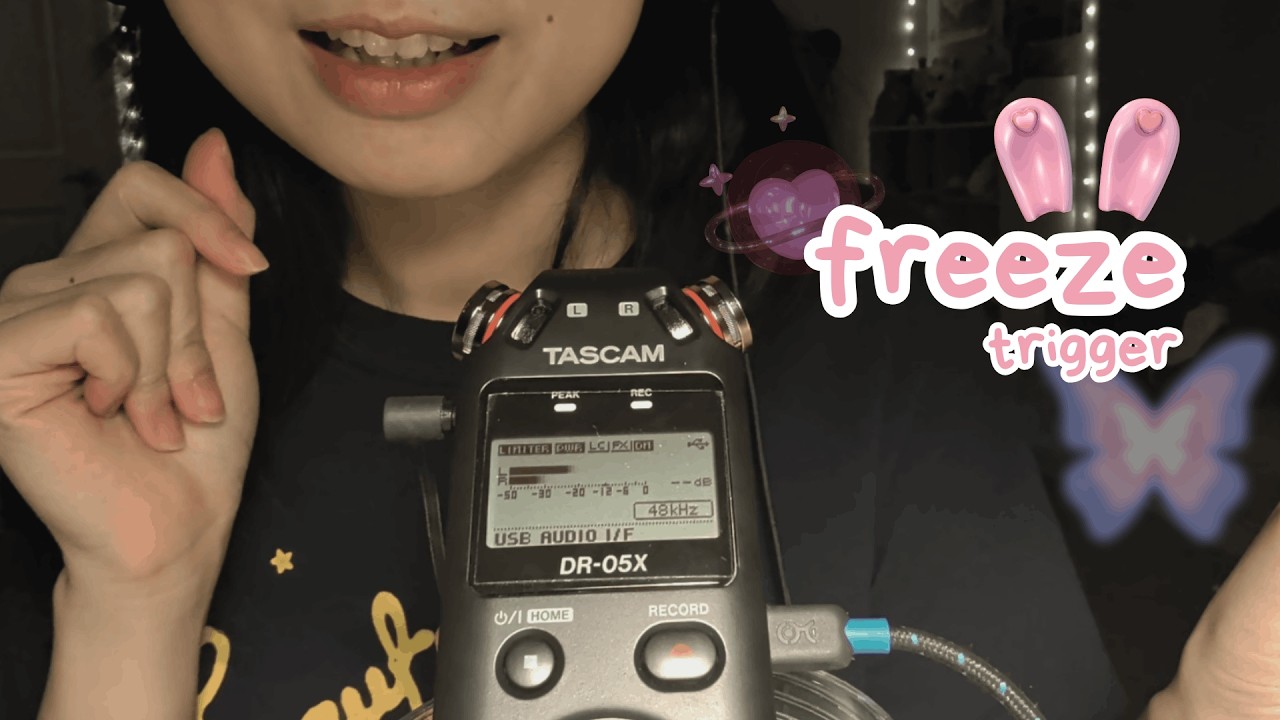 asmr | freezing trigger (stop and go) 𖹭 Smile's Custom