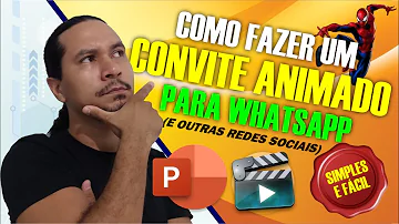 Como fazer convite animado para WhatsApp grátis?