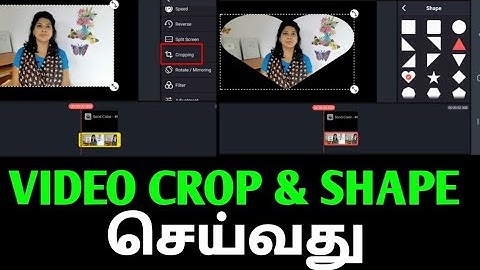How to crop video in kinemaster tamil / crop & shape video editing tutorial tamil / Shiji Tech Tamil