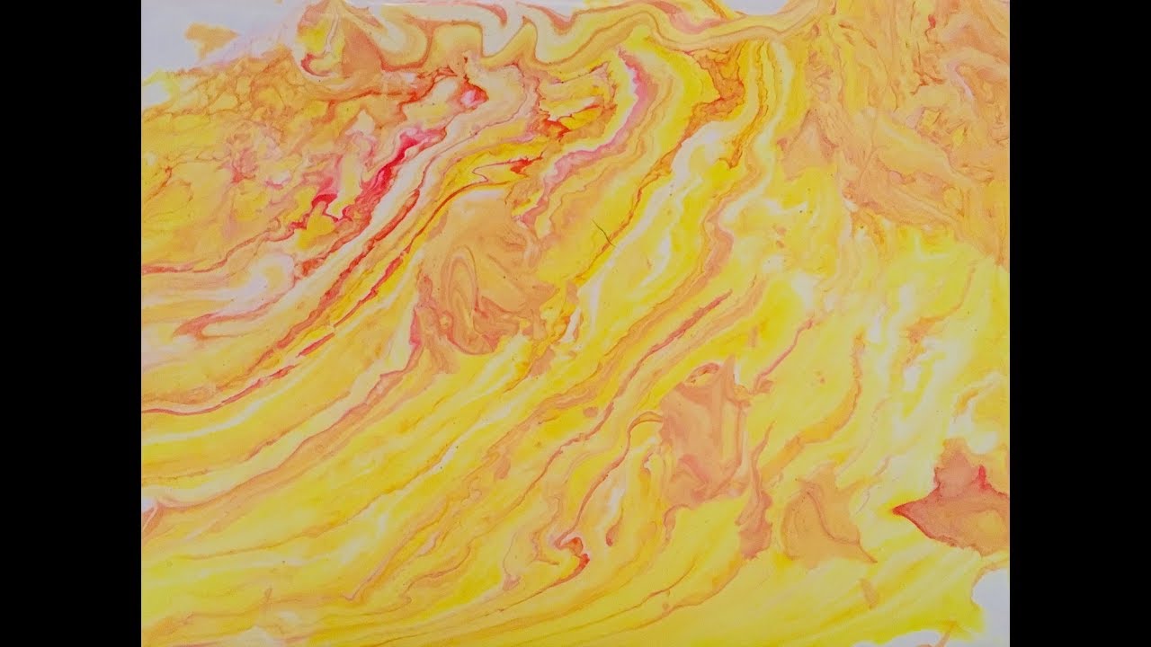 Jupiter acrylic pour painting YouTube