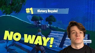 Kid Gets First Fortnite Win???