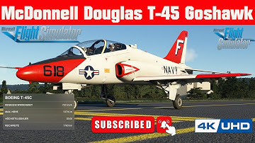 MSFS 2020 - McDonnell Douglas T-45 Goshawk - Start - Landung - Ramstein