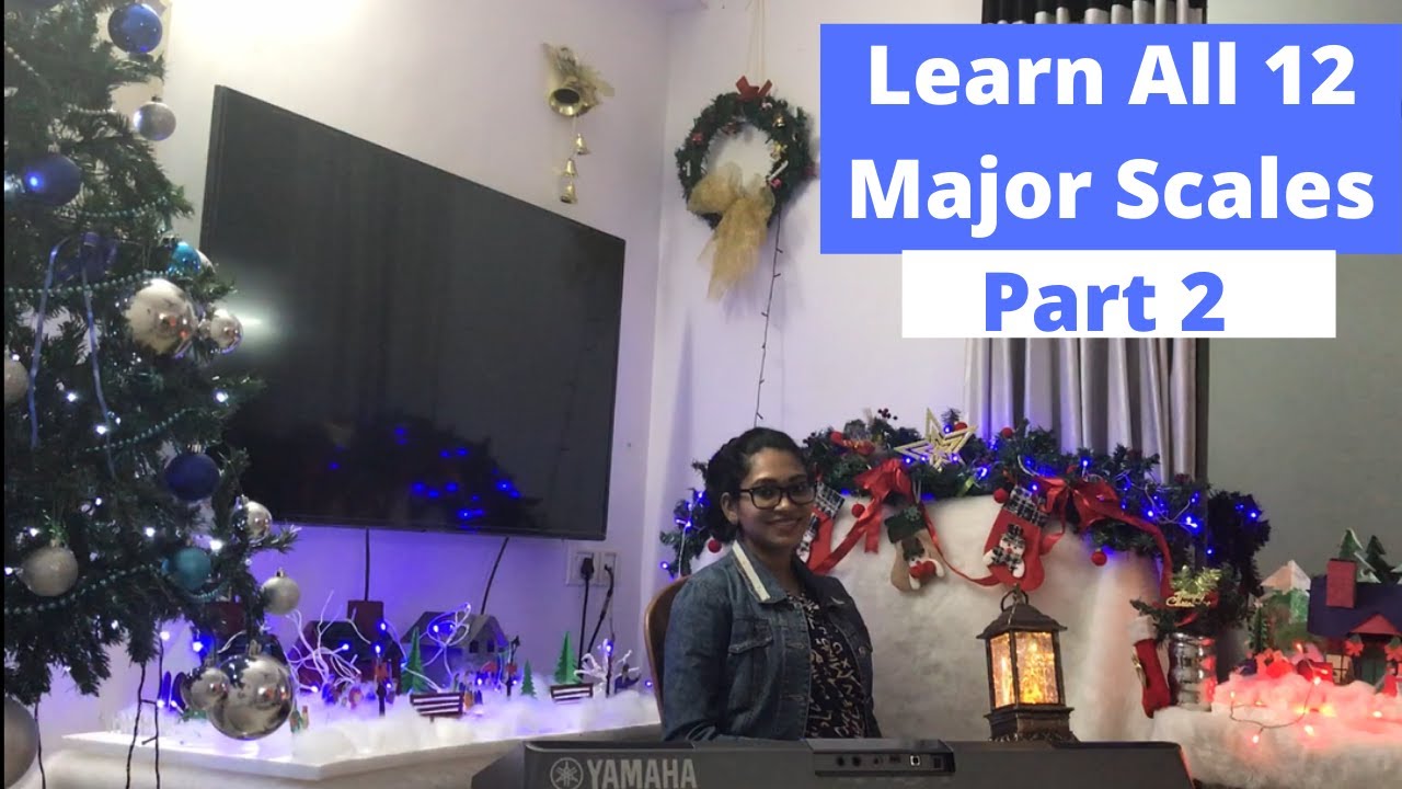 Lesson 13 Learn all 12 Major Scales Part2 Free Piano/Keyboard