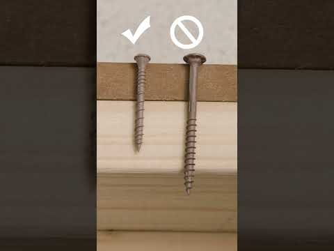 How to Choose the Right Screw @lowes
