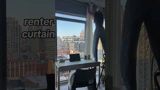 in case you missed my renter-friendly curtain hanging hack  my curt...