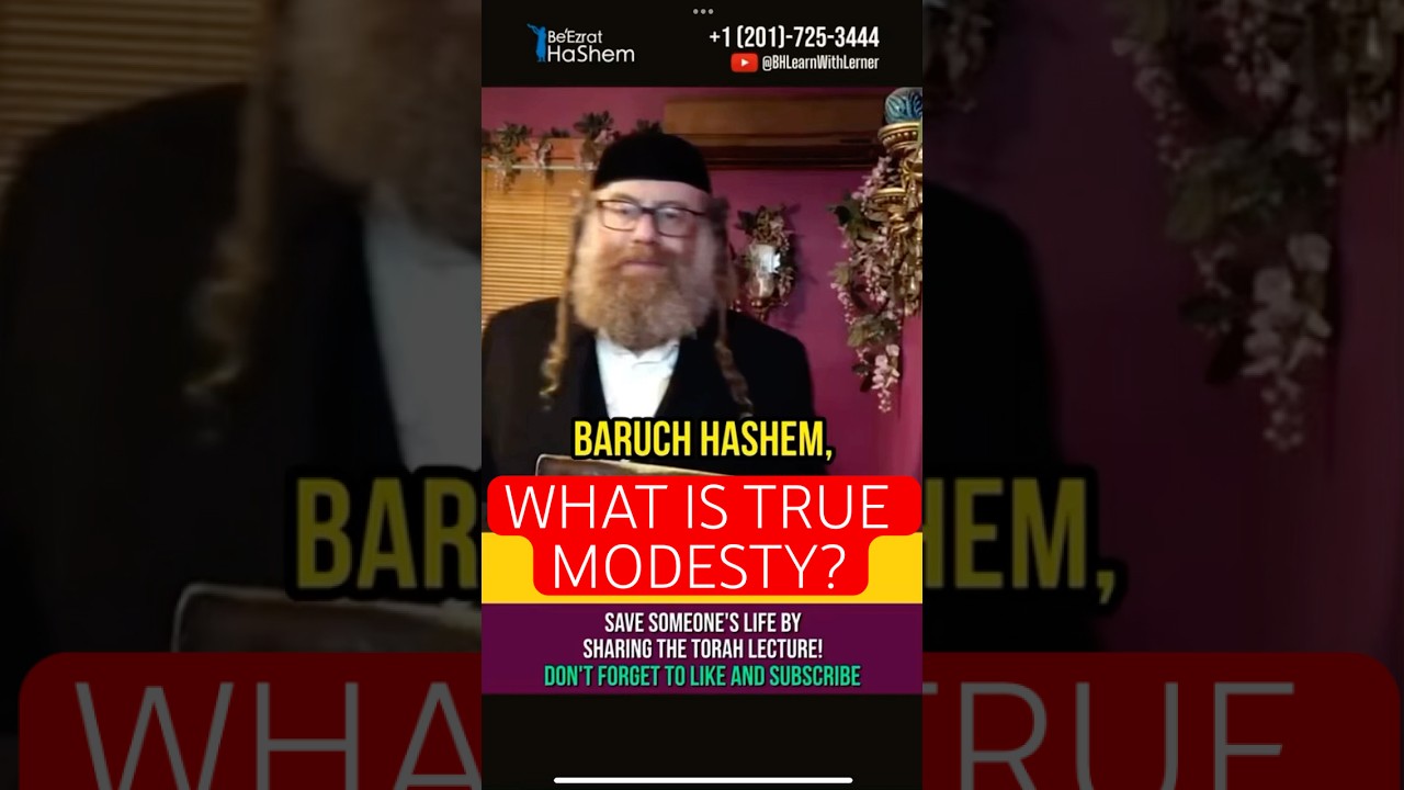 Rabbi Lev Leib Lerner discusses the importance of a Jewish woman to cover her hair - wig/sheitel