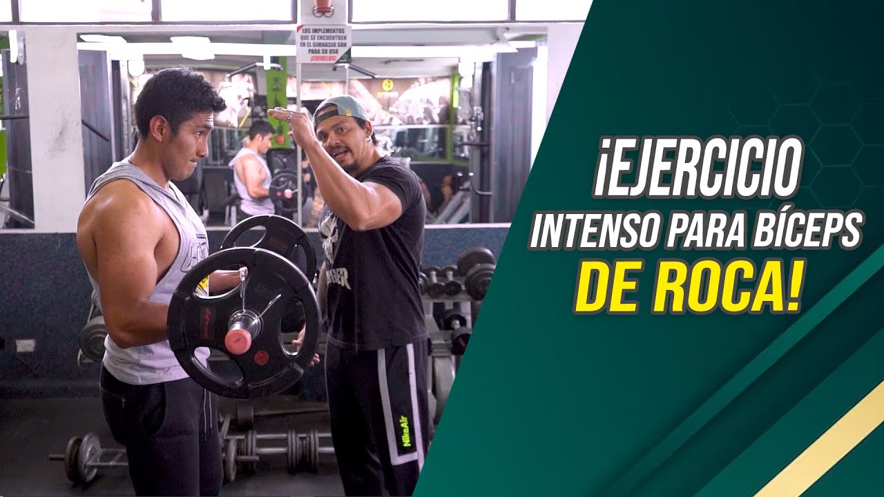 ¡EJERCICIO INTENSO PARA BÍCEPS DE ROCA!🤯💪🔥 | Frank Serapión. - YouTube