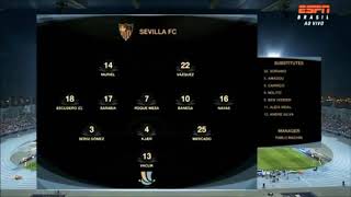 Barcelona 2x1 Sevilla - Supercopa da Espanha 12/08/2018