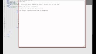 How we create "continue button" at a text.