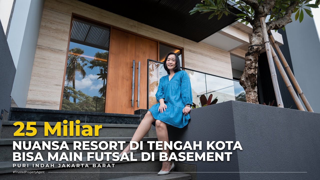 Rumah Jakarta Barat Nuansa Resort | Bisa Main Futsal di Basement