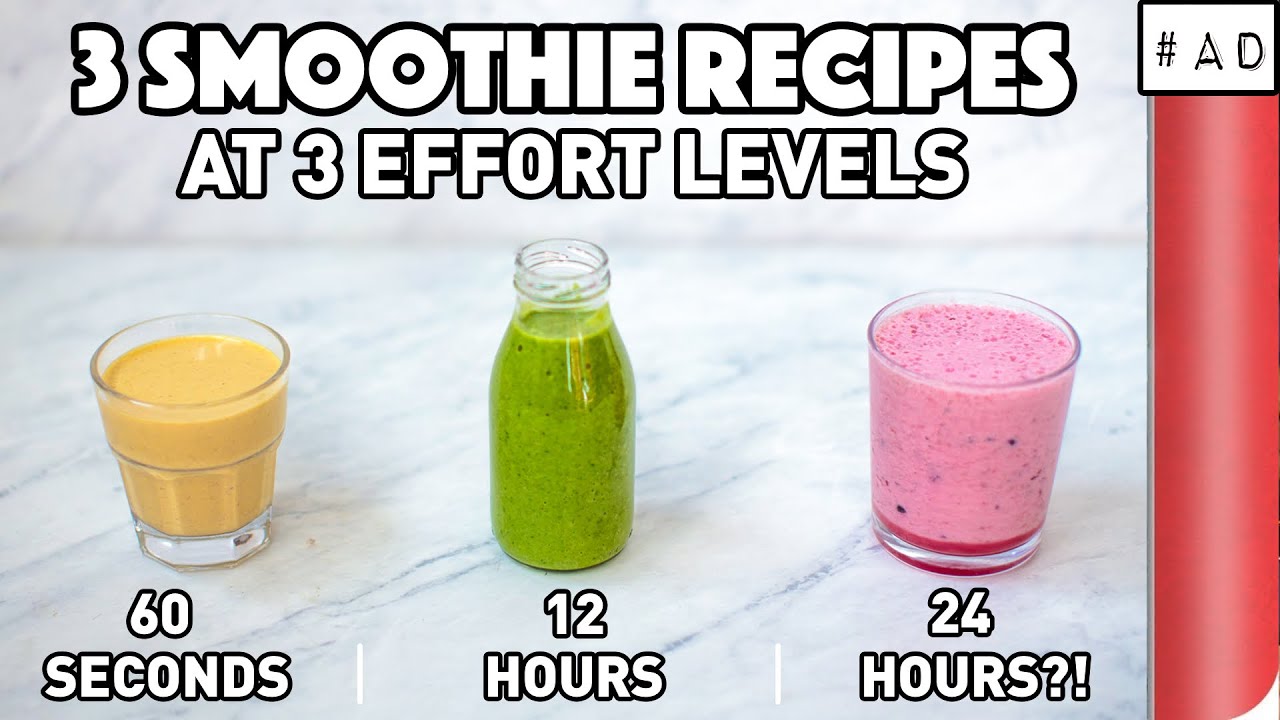 3 Smoothie Recipes at 3 Effort Levels | 60 Seconds vs 12 Hours vs 24 Hours?! how to change wifi password