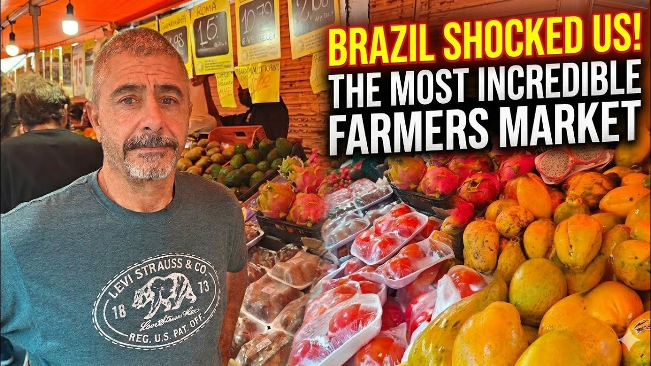 The Ultimate Brazil Market Tour! 🇧🇷 (Traditional Portuguese Cozido)🇵🇹 # ...