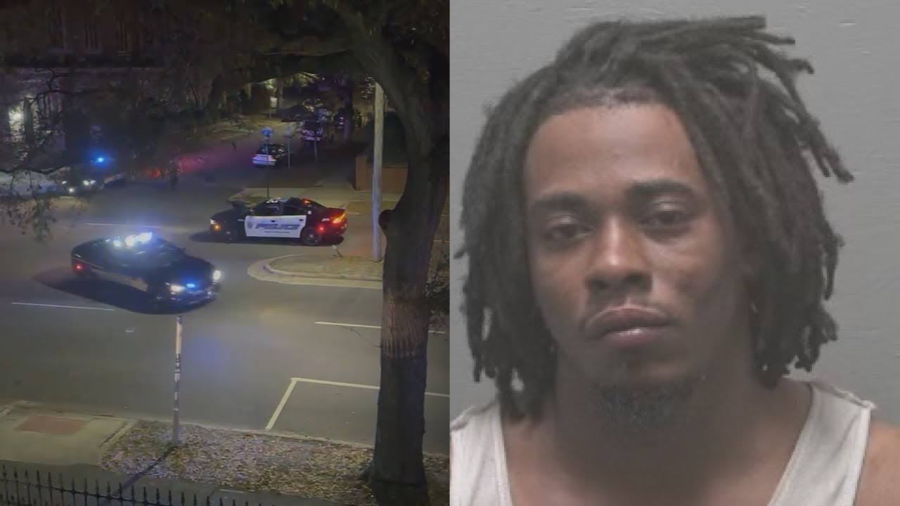 Police chase ends in arrest after crash in downtown Wilmington - YouTube