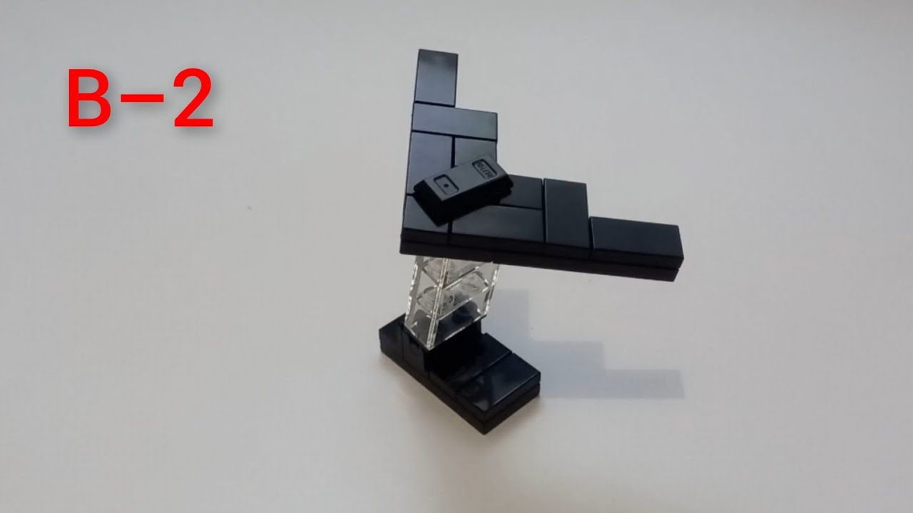 LEGO MICRO B-2 Stealth Bomber in Minutes!‐easy tutorial!