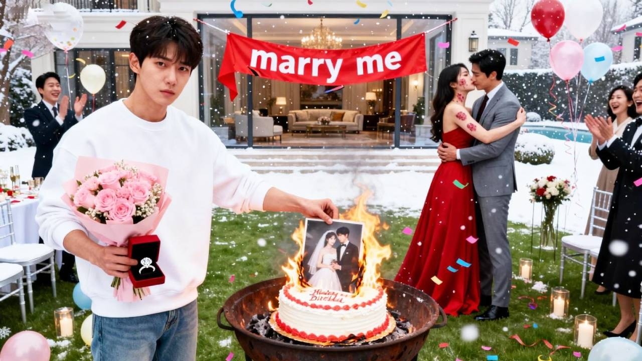 Proposal day, she took ex's call & vanished. Saw hickey next day, left her, marry rich,She regret