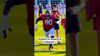 DeMonte Capehart is a BIG rookie