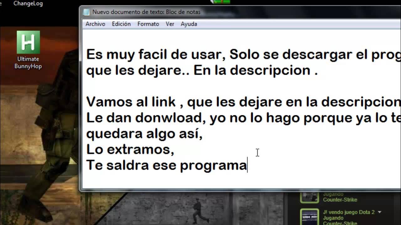 Bunnyhop hack para cs 1 6 youtube