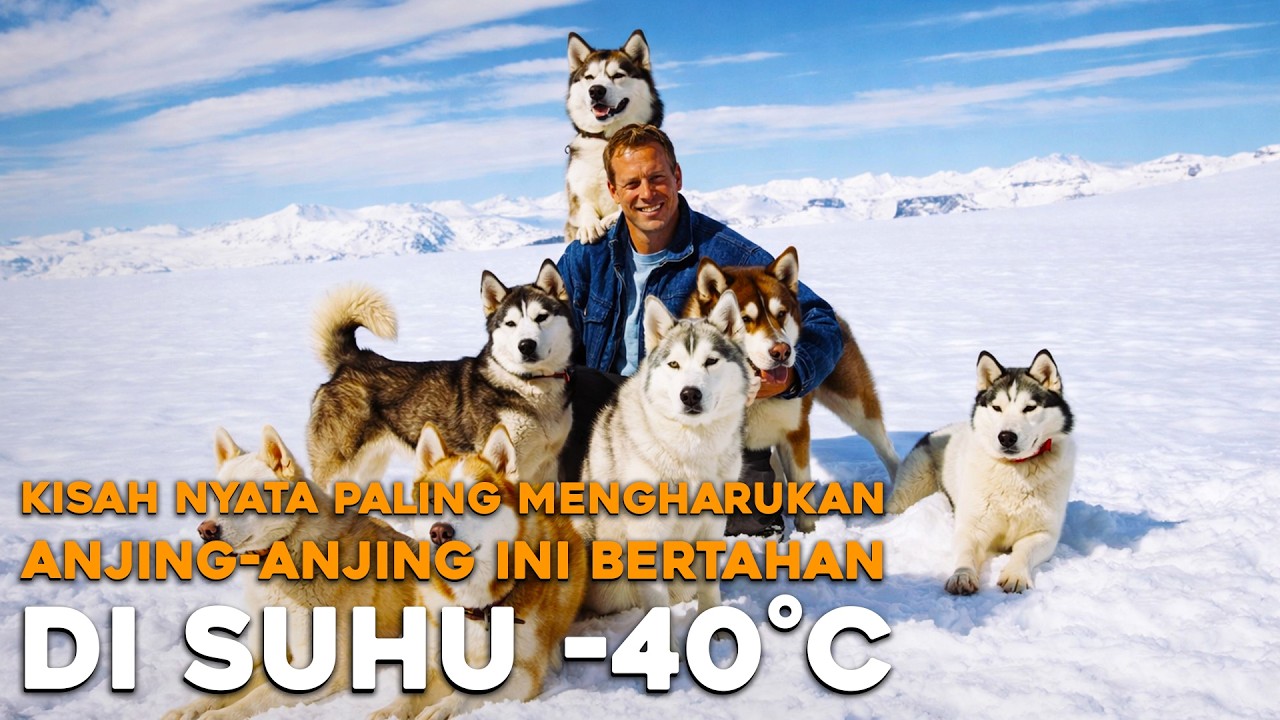 KISAH BERTAHAN HIDUP 8 ANJING DI ANTARTIKA | ALUR CERITA FILM KISAH NYATA