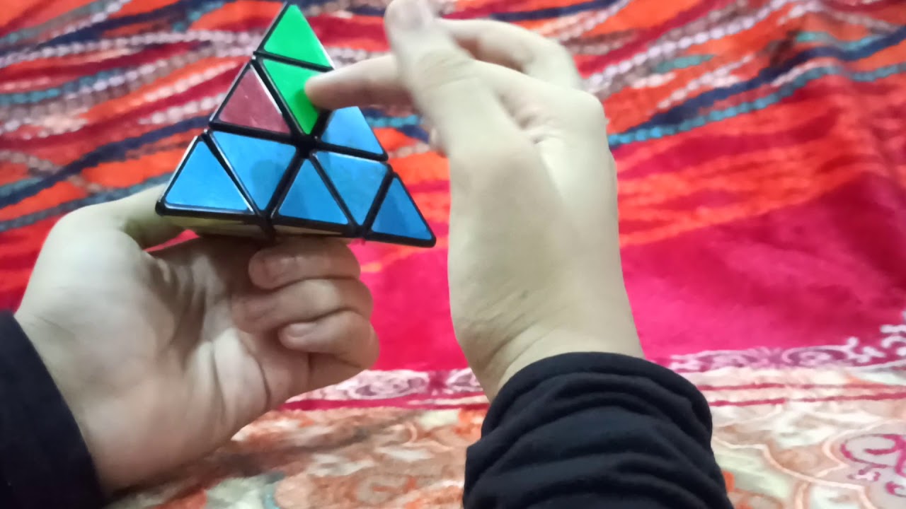 How to solve a pyramid cube - YouTube