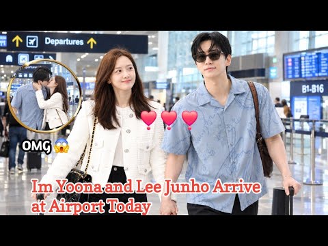 She's Traveling With Him! Im Yoona and Lee Junho Arrive at Airport, Flying toParis