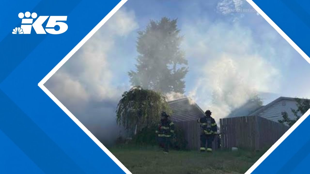 2 people injured in Renton house fire - YouTube