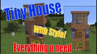 Minecraft Survival House Tiny 3X3 House Everything You Need