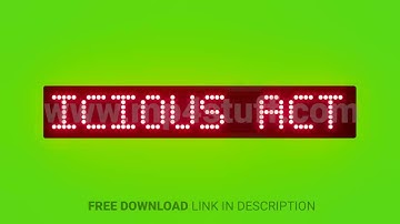 Report Suspicious Activities to Authorities Scrolling Red Dot Matrix LED Text Animation on Green Scr