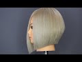 Ben brown hair  how to cut a bob from the inside out