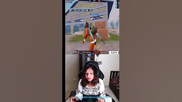 Girl Streamers VS @T1SCARE 1V1 TDM CHALLENGE #bgmi #pubg #pubgmobile #shorts 